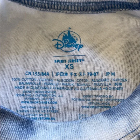 Walt Disney World Spirit Jersey Stitch Blue Tie Dyed Size XS - Picture 3 of 13